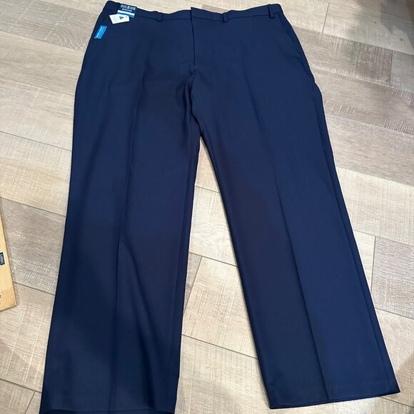 Haggar Other - HAGGAR CLASSIC FIT BLUE SUIT PANTS 44 X 32 NEW FLEX WAIST